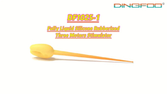 Dingfoo Sex Toy Factory DF1025-1 سلكون سائل بالكامل محفز ثلاث محركات مطاطية